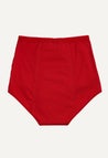 Culotte menstruelle - Taille haute - Flux abondant - Rouge