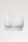 Soutien-gorge d'allaitement sans armatures maintien ferme 28D - 40G - Blanc
