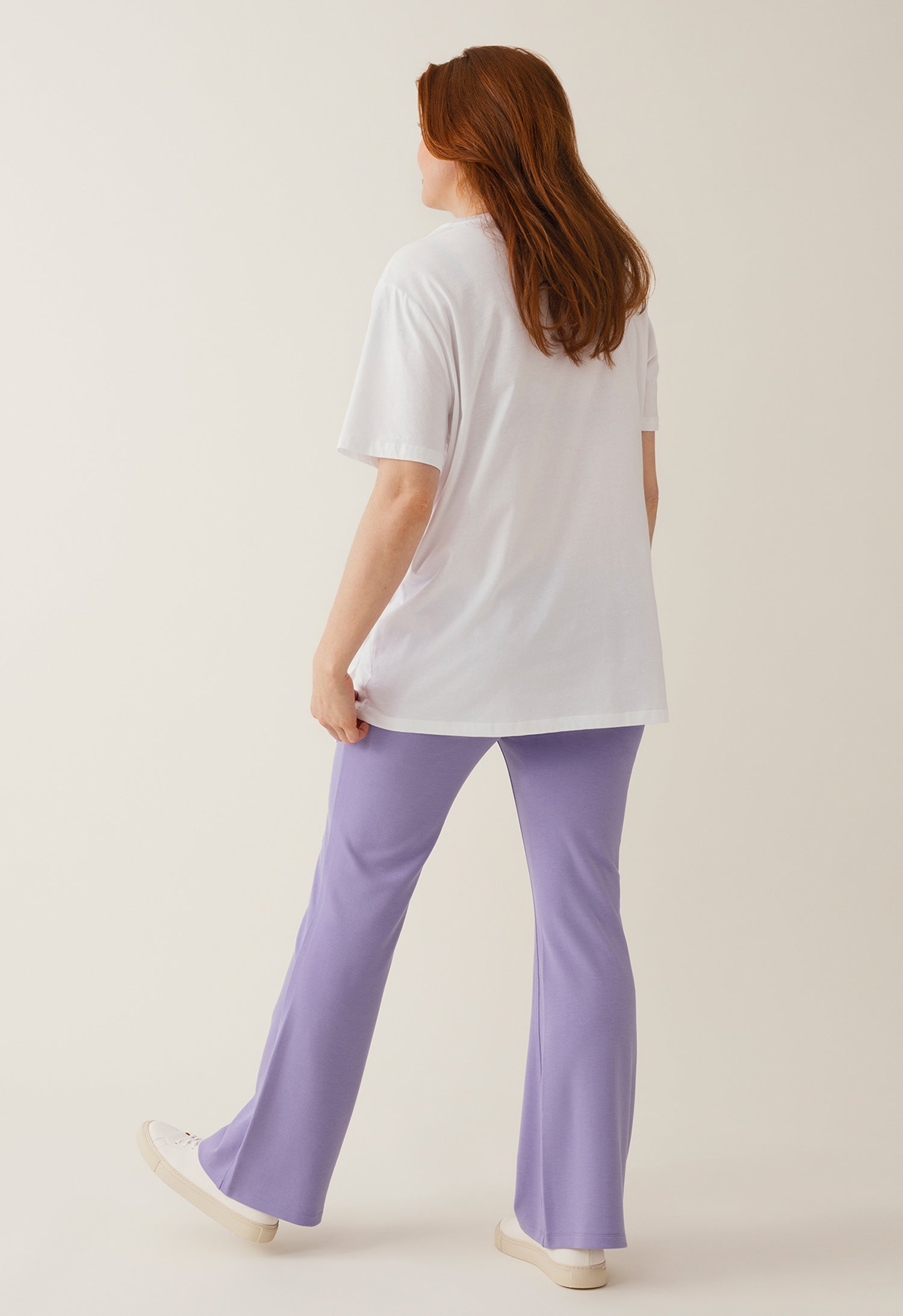 OONO Pantalon évasé Lilas