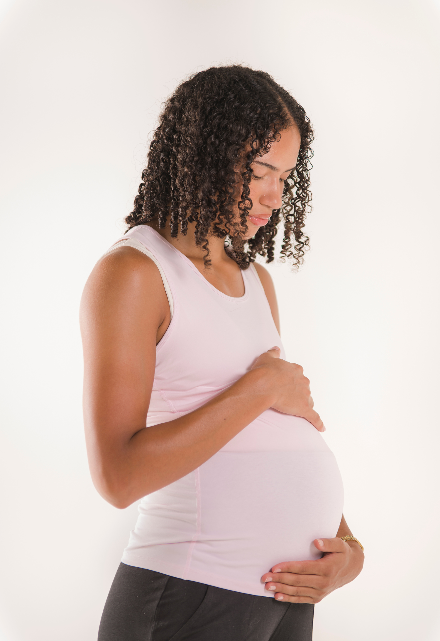 Débardeur d'allaitement essentiel - Rose pastel