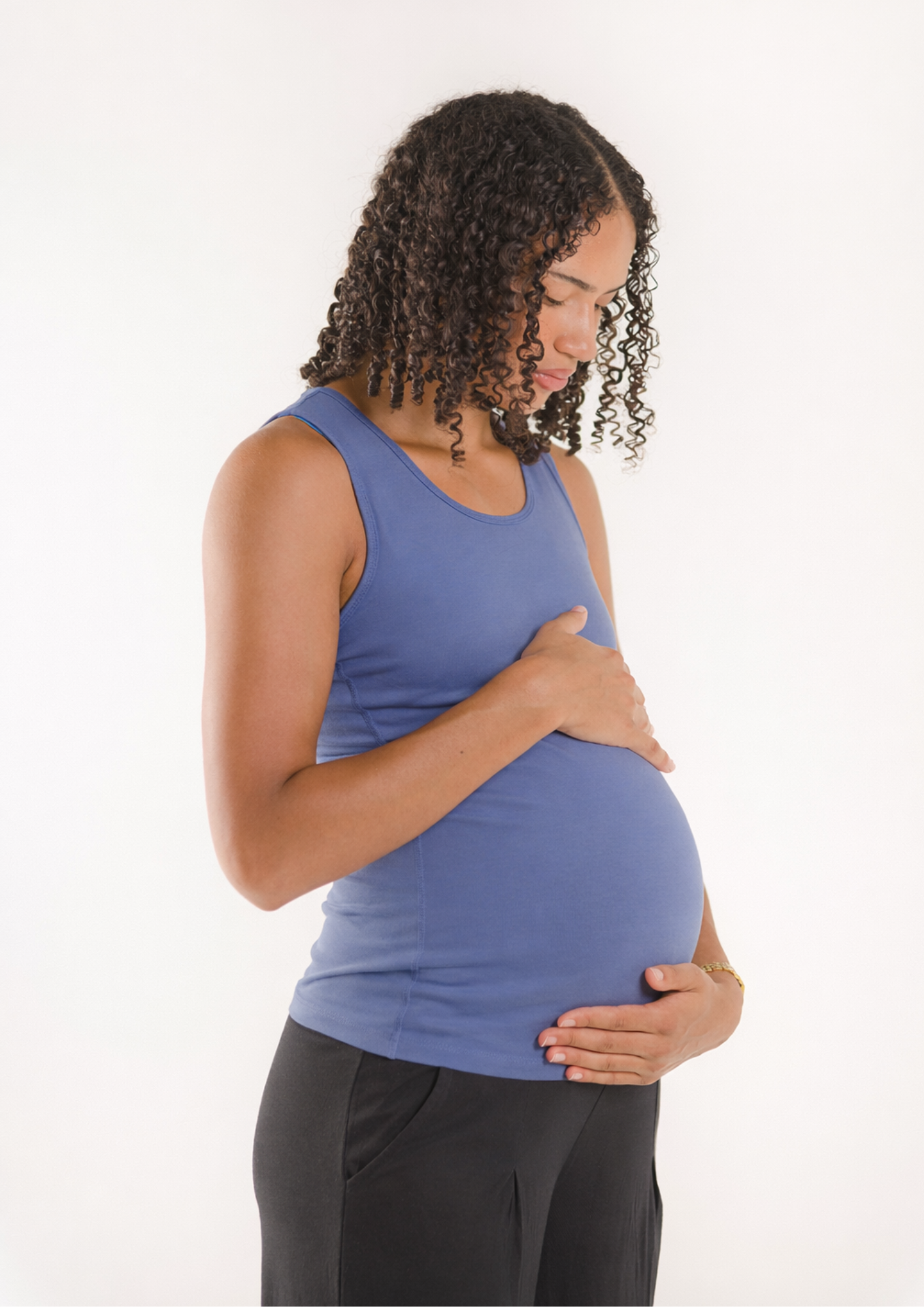 Débardeur d'allaitement essentiel - Bleu pâle