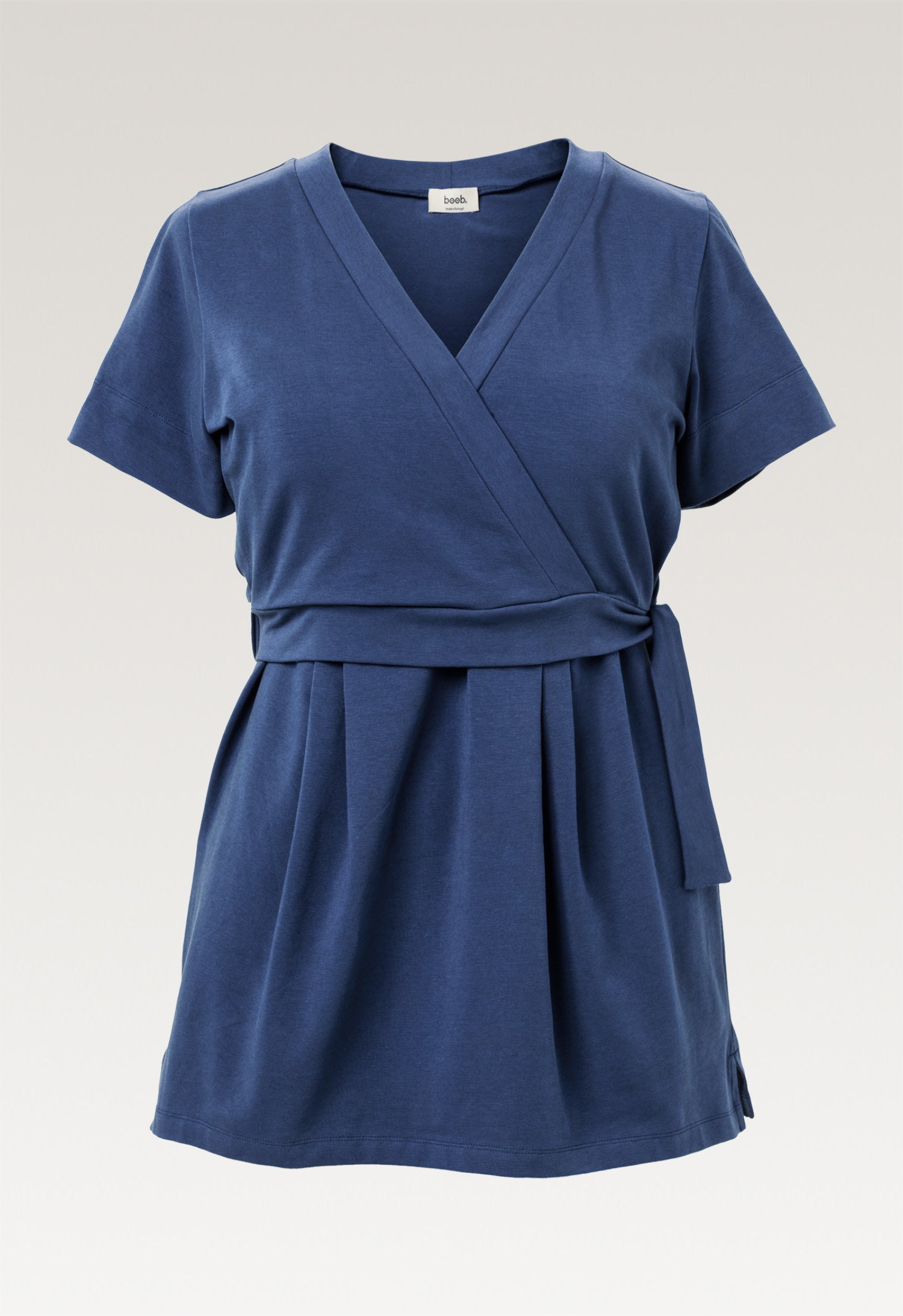 Haut cache-cœur d'allaitement - Bleu indigo
