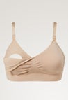 Soutien-gorge d'allaitement sans coutures avec coussinets - Beige