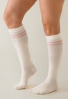 Chaussettes de compression essentielles - Blanc cassé