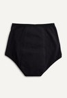Culotte menstruelle taille haute, flux abondant, noir