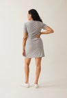 The Shirt Mini Dress - gris chiné
