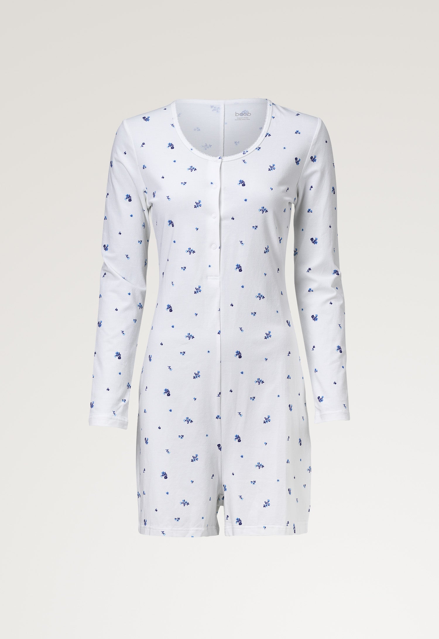 Combinaison de grossesse - motif floral