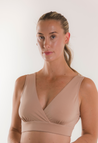 Soutien-gorge d'allaitement doux 34D - 48DDD-E - Sable