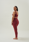 Legging de grossesse - Rouge foncé