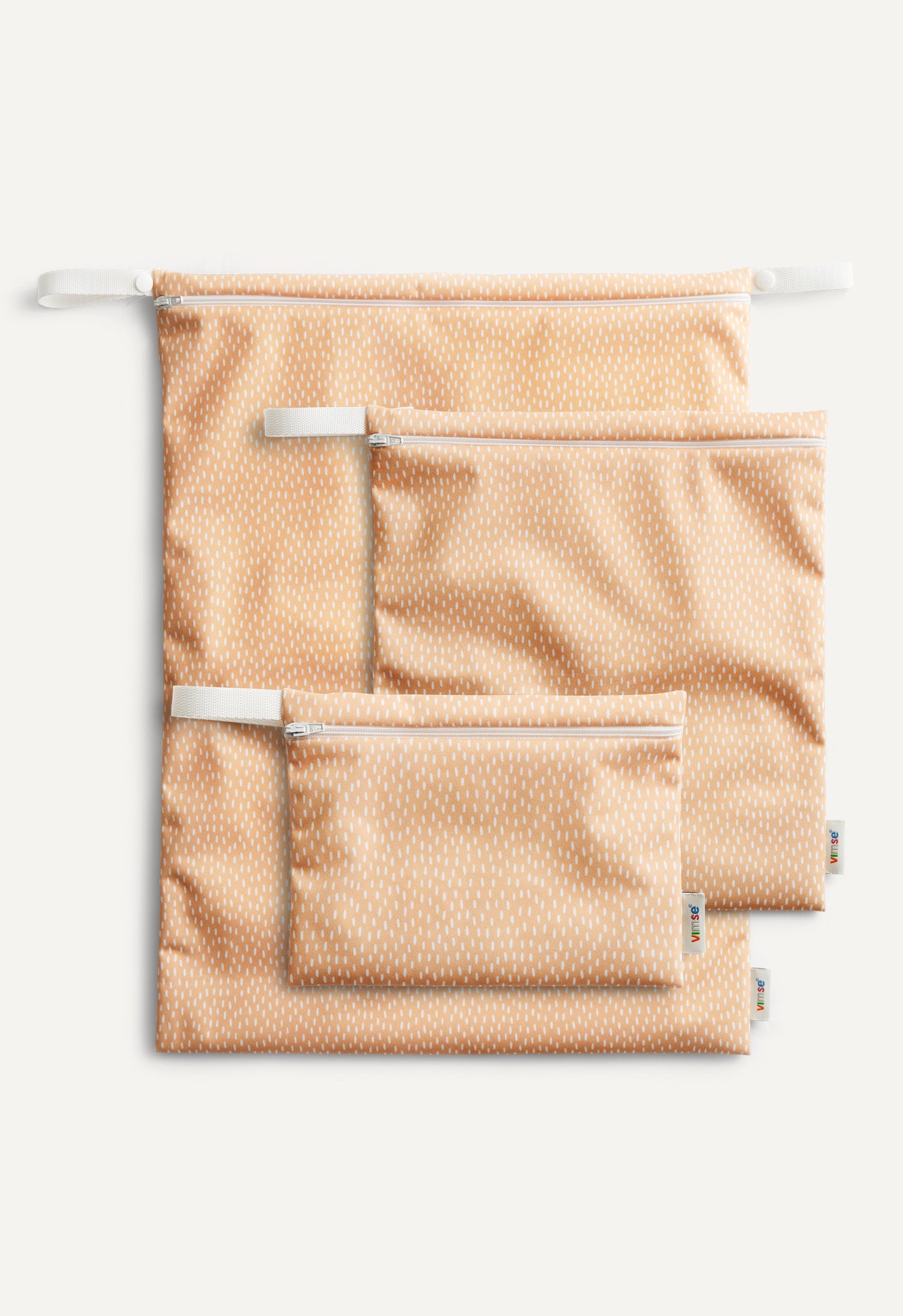 Sac étanche - motif confettis jaune