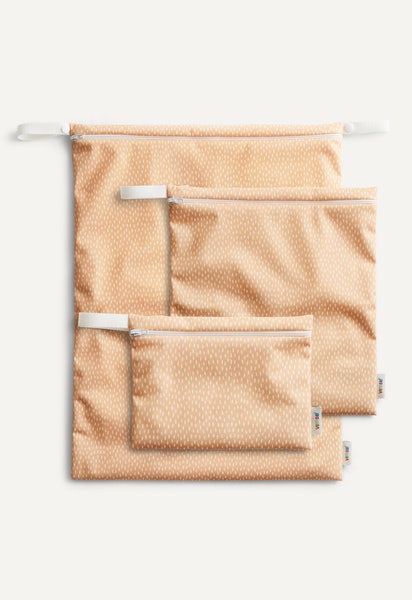 Sac étanche - motif confettis jaune