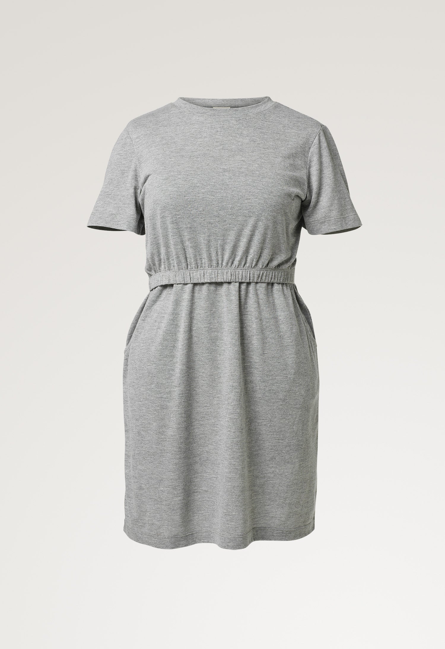 The Shirt Mini Dress - gris chiné