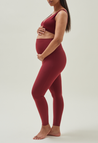 Legging de grossesse - Rouge foncé