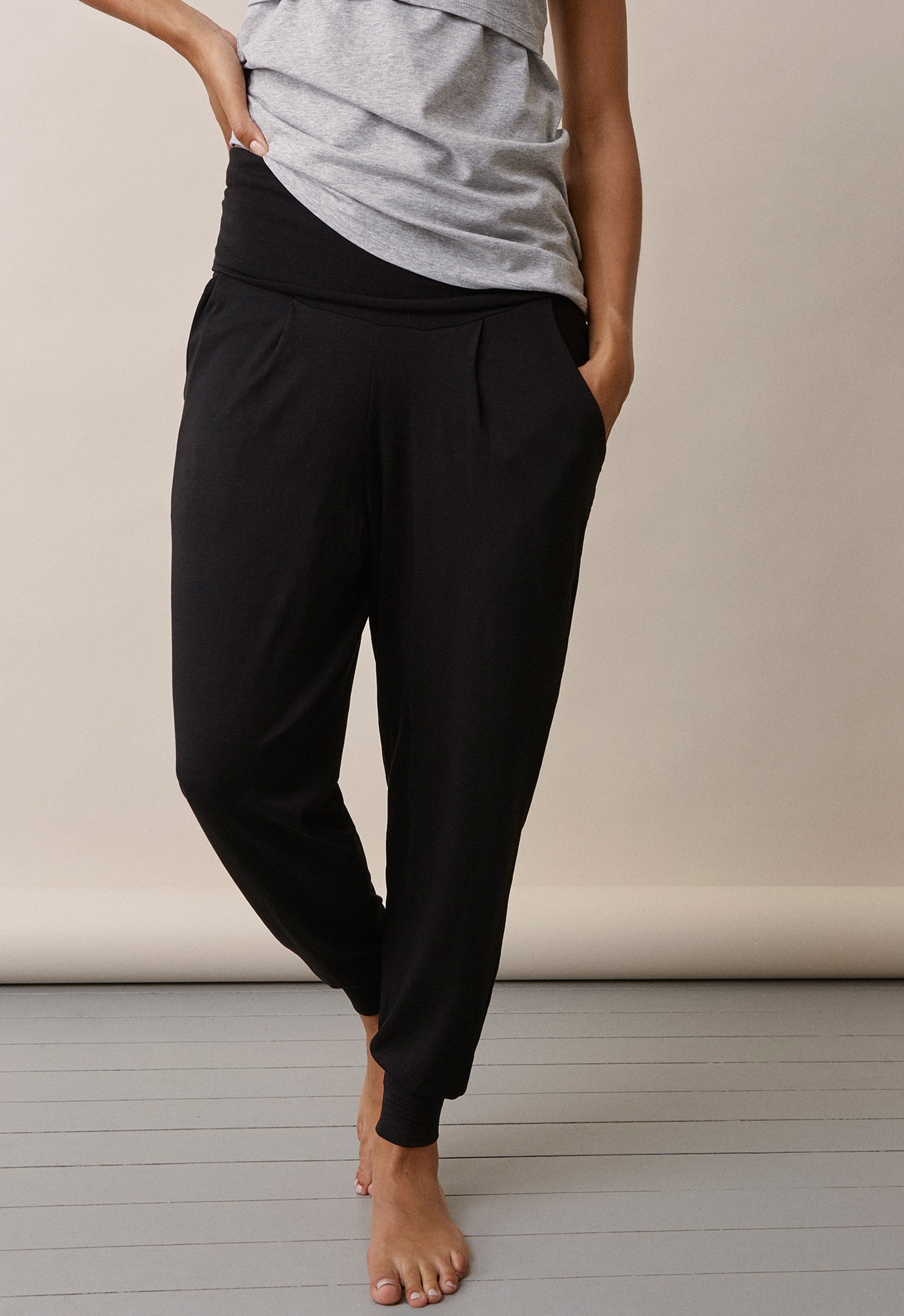 Pantalon de maternité doux - Noir