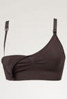 Soutien-gorge d'allaitement en coton biologique - marron