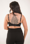 Soutien-gorge d'allaitement sans coutures avec coussinets - Noir