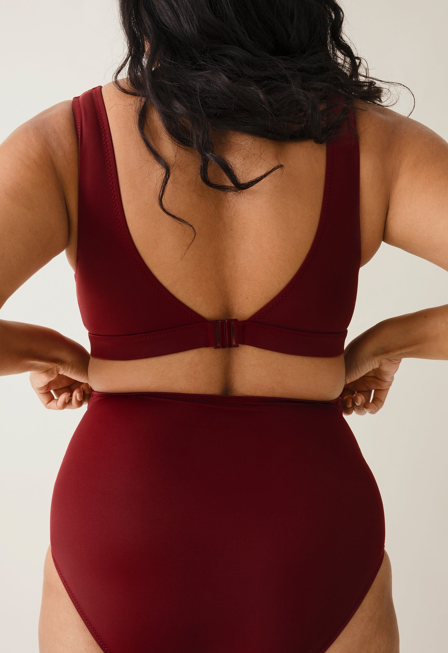 Bas de bikini de maternité taille haute - Dark Sieanna