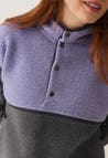 Pull polaire de maternité 90s - Lilas