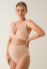 Soutien-gorge essentiel de maternité et d'allaitement - Beige/abricot