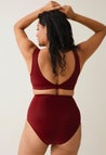 Bas de bikini de maternité taille haute - Dark Sieanna