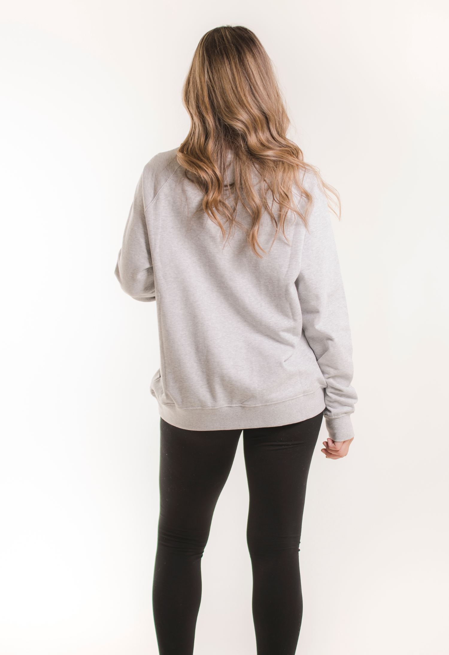 Sweat d'allaitement thermique - Gris chiné
