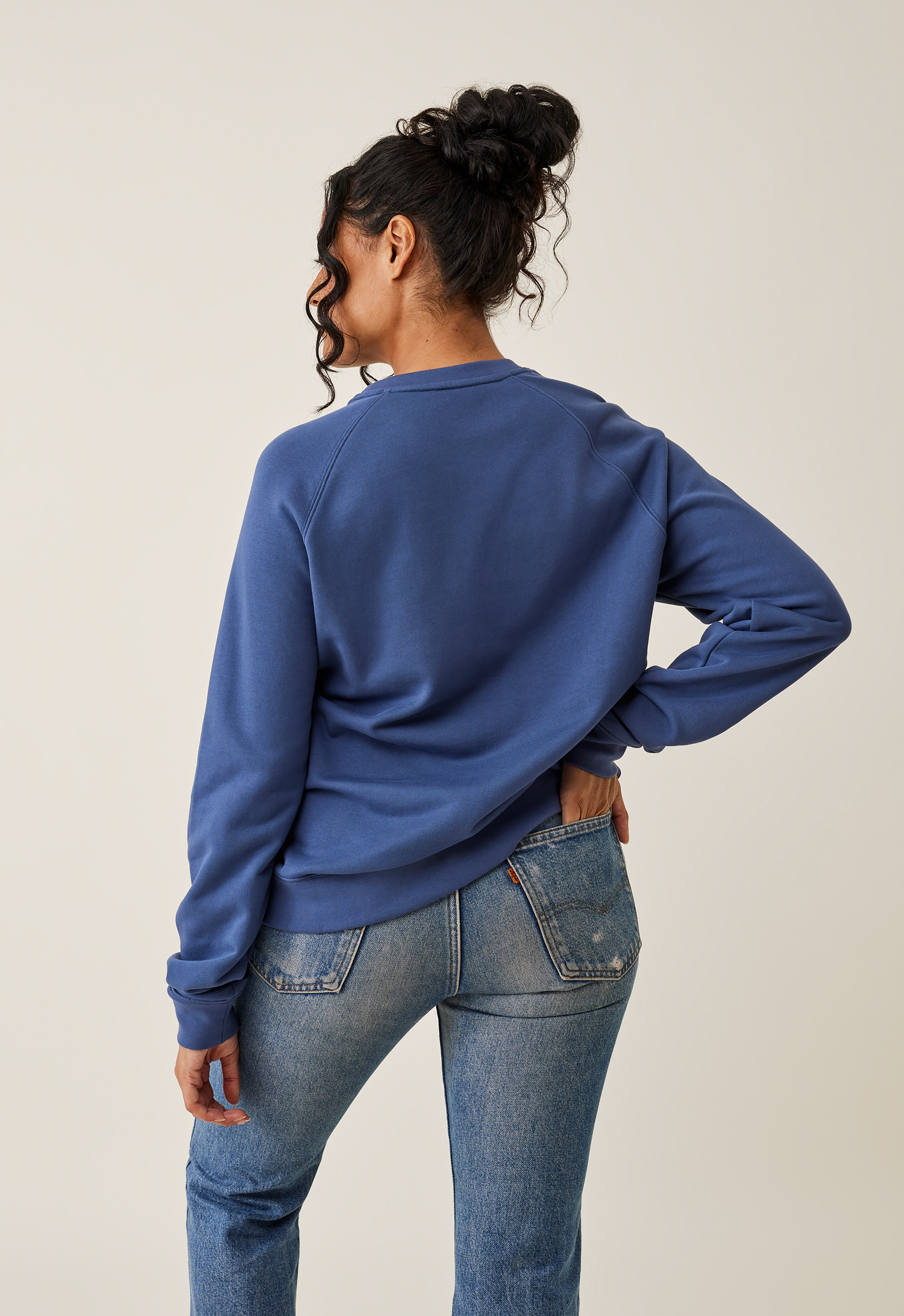 Sweat d'allaitement thermique - Indigo