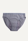 Culotte menstruelle bikini — flux abondant, grise