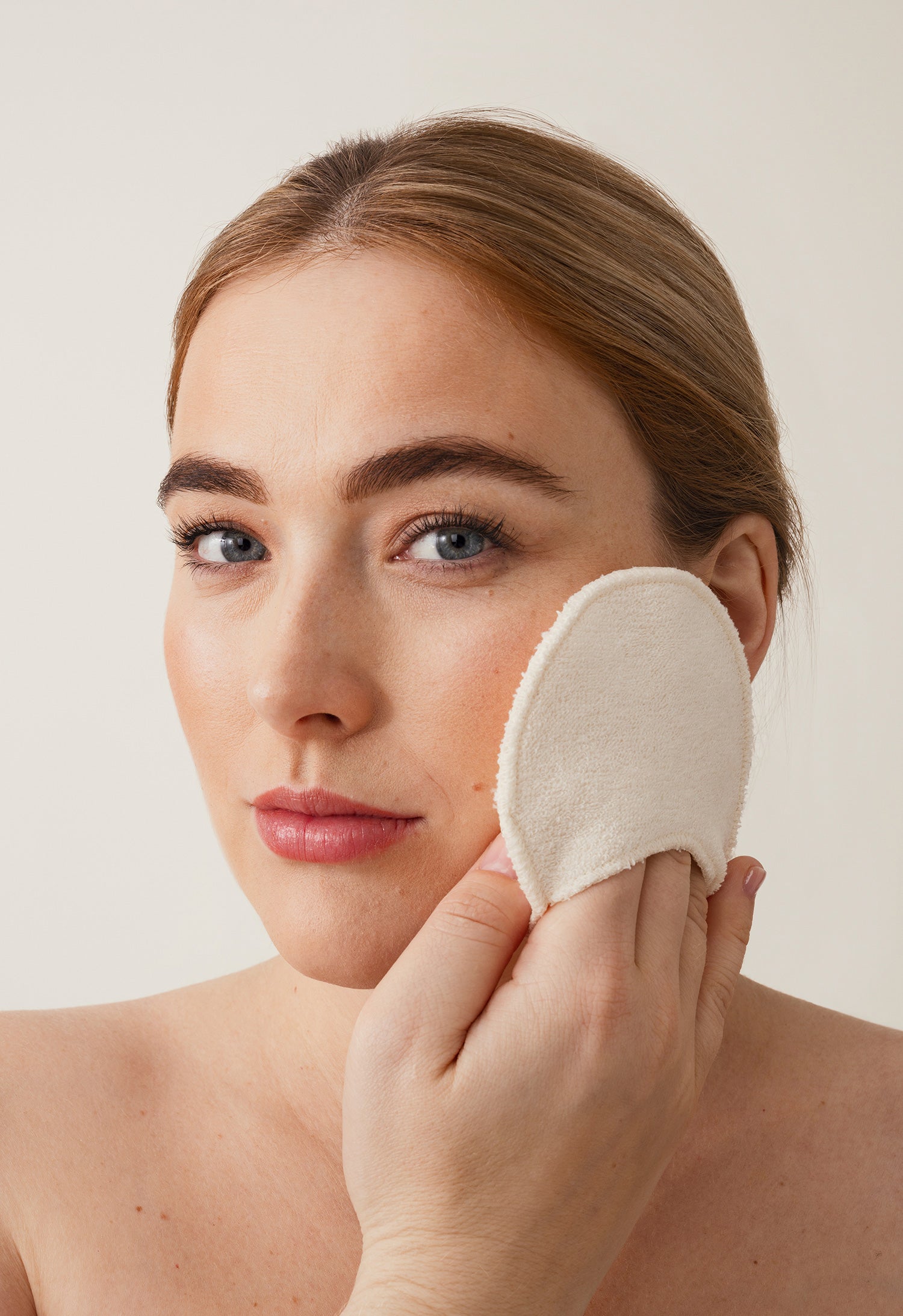 Disques nettoyants format poche, naturels - lot de 5