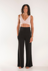 Pantalon ample et doux de maternité - Noir