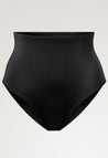 Bas de maillot de bain maternité taille haute post-partum - Noir