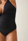 Maillot de bain de maternité à décolleté plongeant - Noir