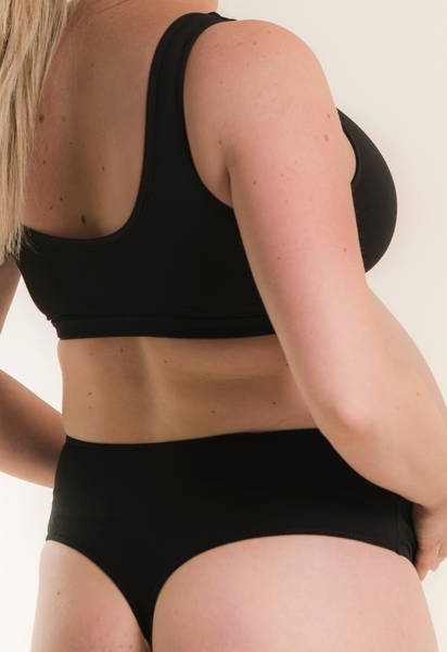 String de grossesse - Noir