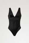 Maillot de bain de maternité à décolleté plongeant - Noir