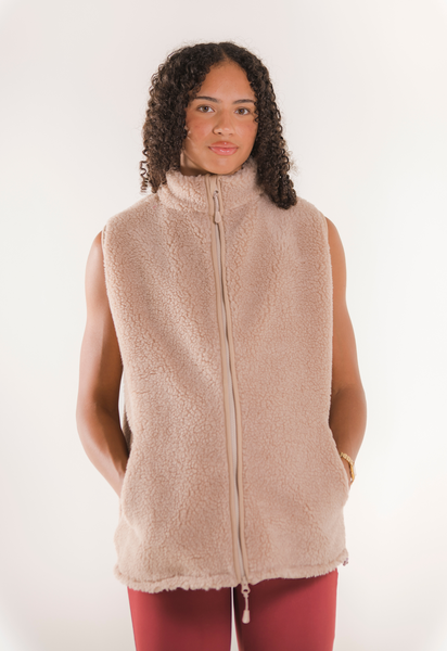 Gilet en polaire - Beige