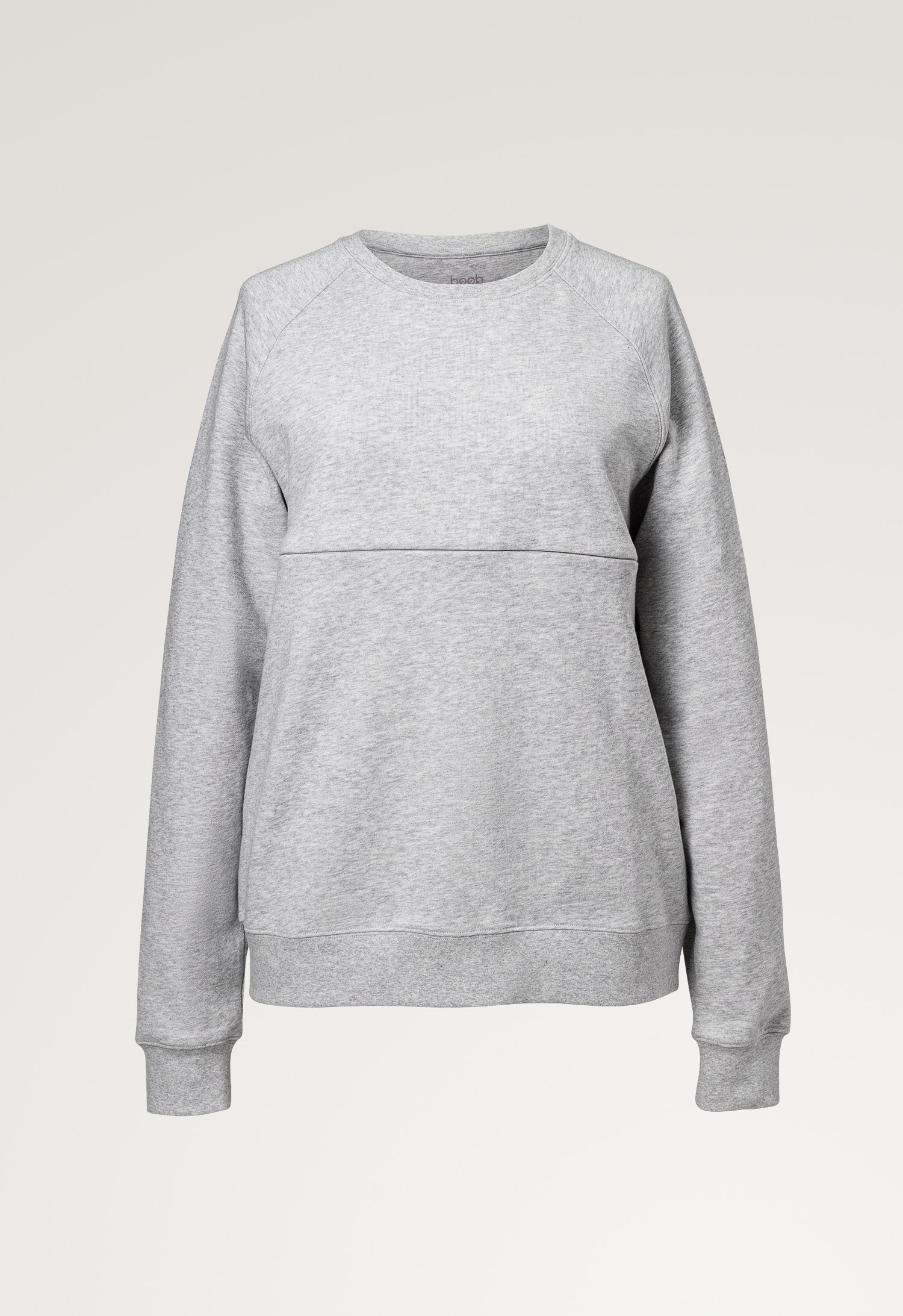 Sweat d'allaitement thermique - Gris chiné