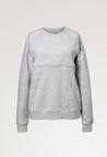 Sweat d'allaitement thermique - Gris chiné