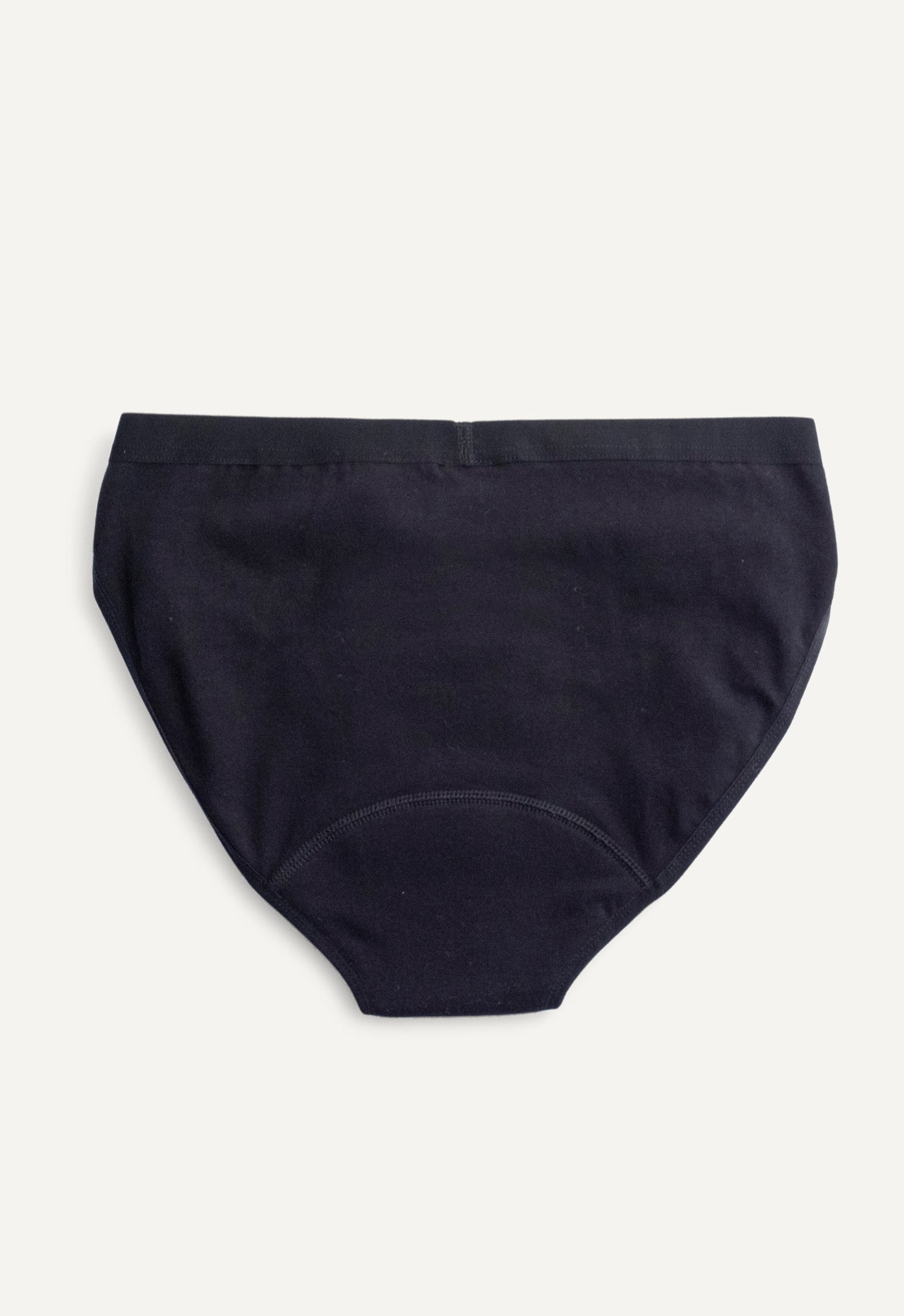 Culotte menstruelle pour filles - Flux moyen - Noir