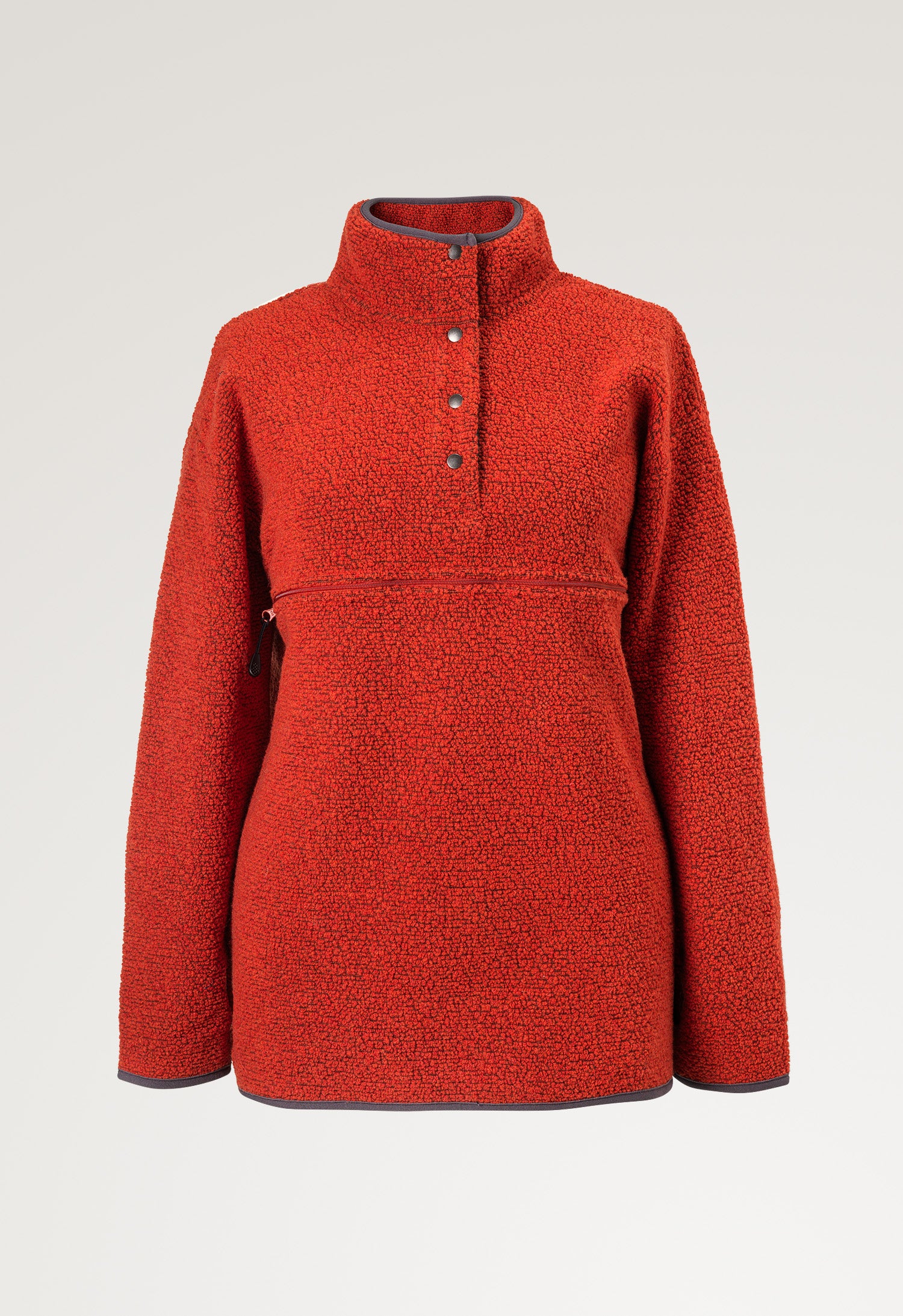 Pull polaire de maternité 90s - Orange