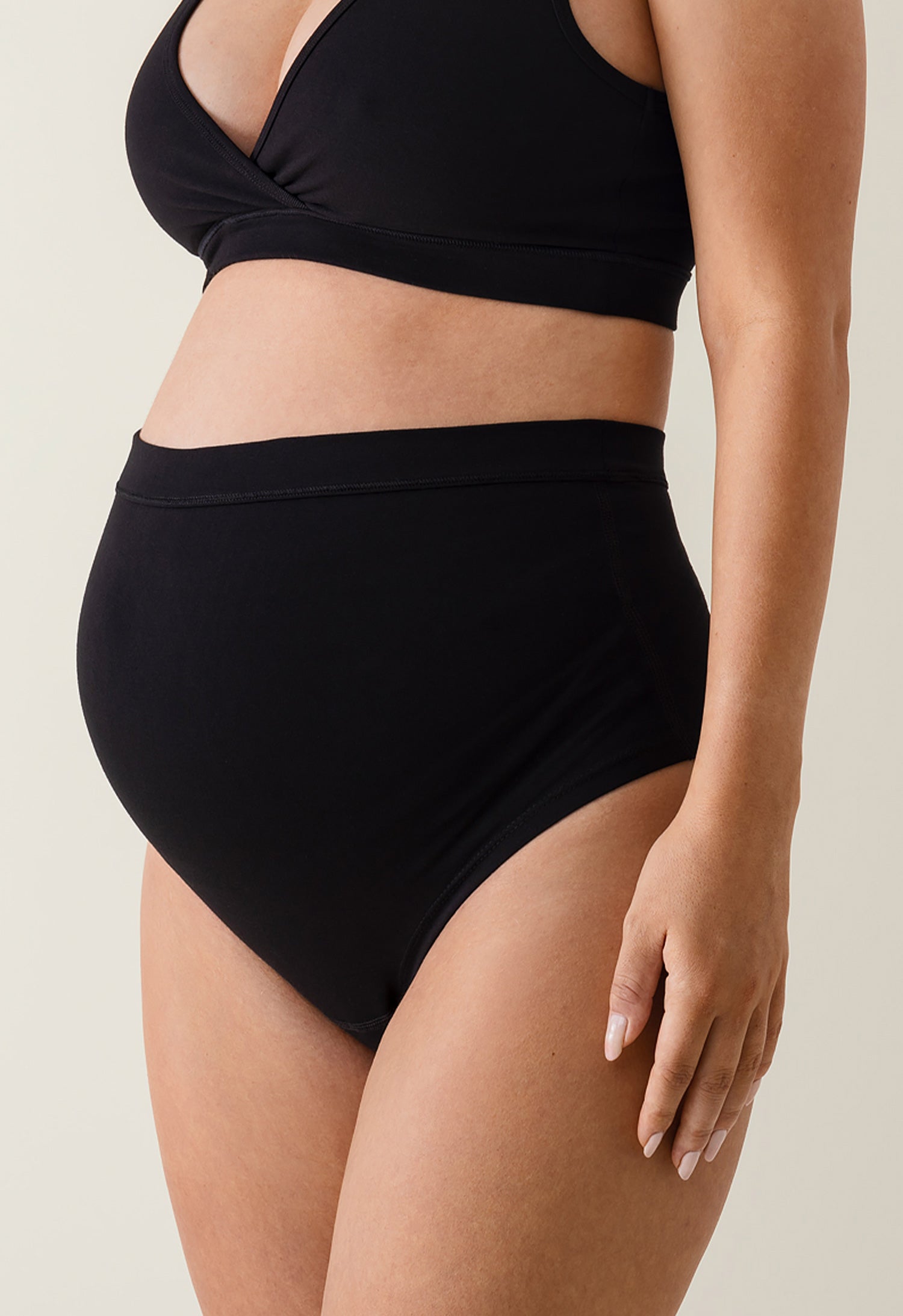 Culotte essentielle de maternité - Noir