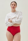 Culotte menstruelle - Taille haute - Flux abondant - Rouge