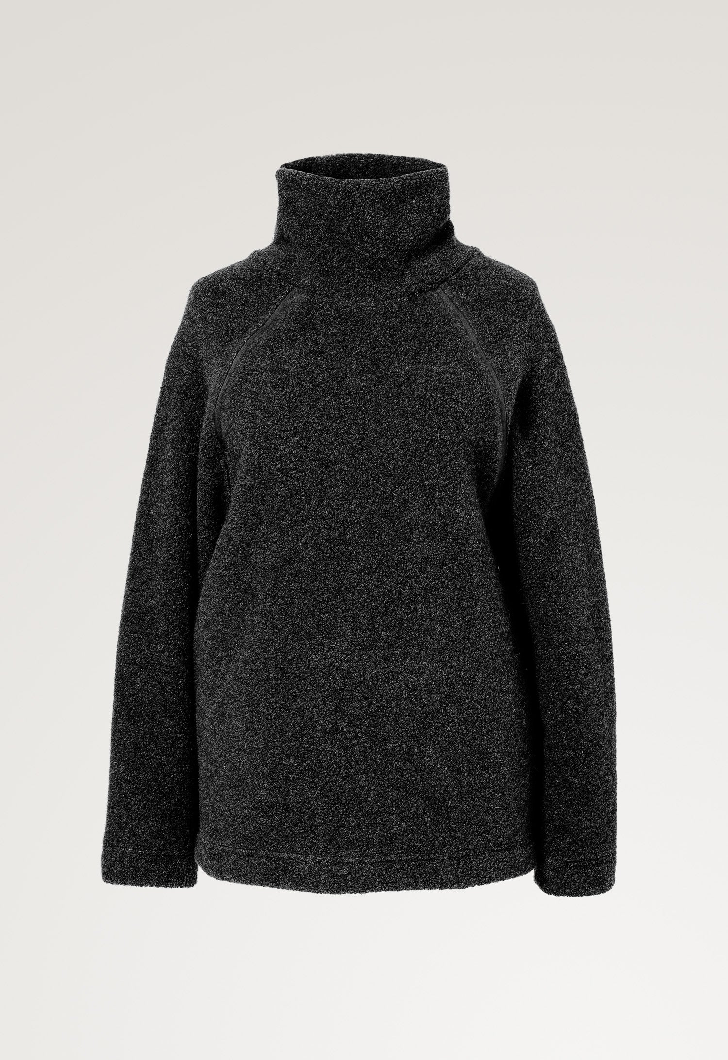 Pull polaire en laine - Noir