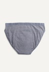 Culotte menstruelle bikini — flux abondant, grise