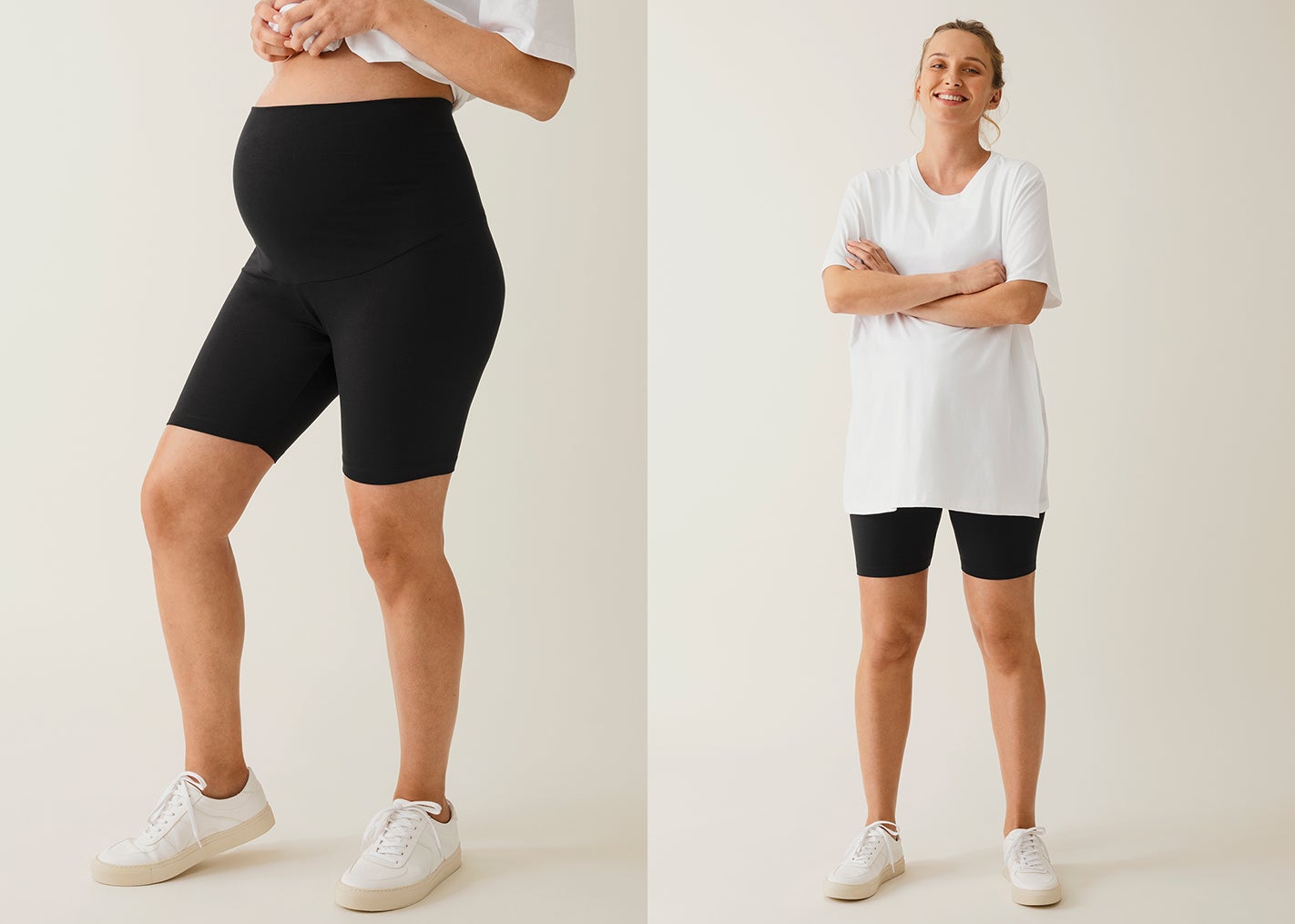 Maternity bike shorts