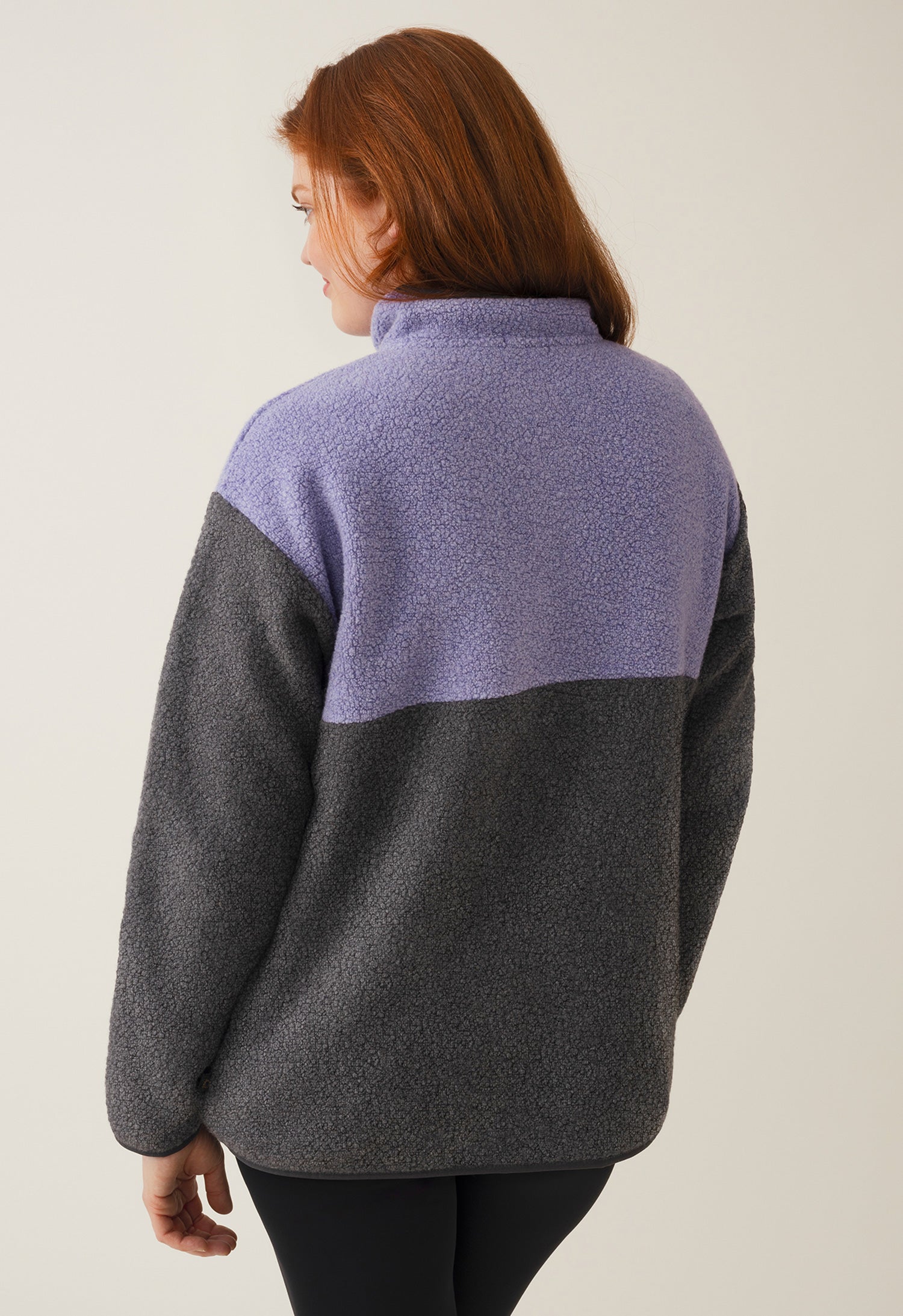 Pull polaire de maternité 90s - Lilas