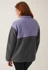 Pull polaire de maternité 90s - Lilas