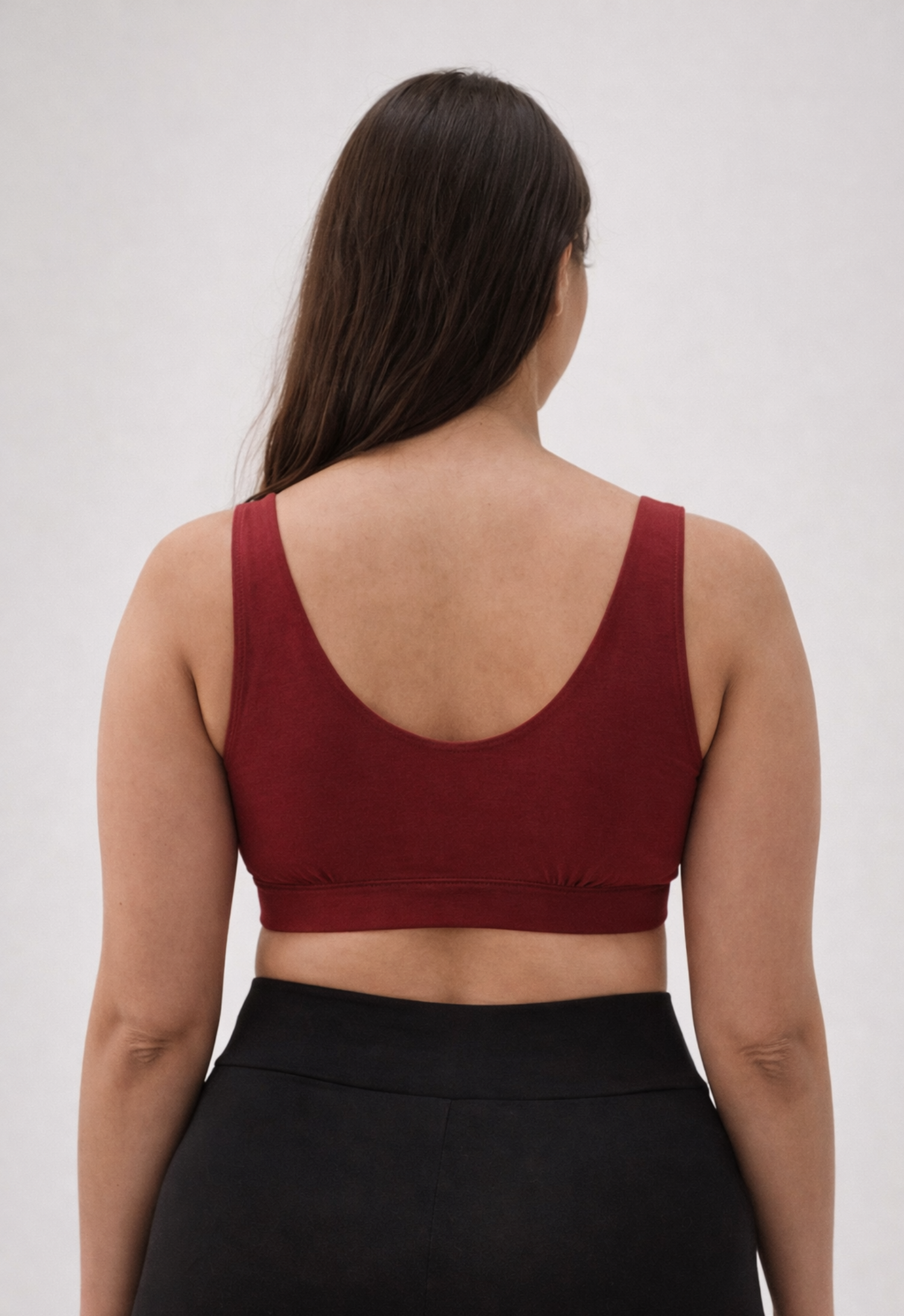 Soutien-gorge d'allaitement doux 34D - 48DDD-E - Rouge foncé