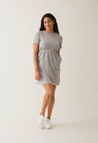 The Shirt Mini Dress - gris chiné