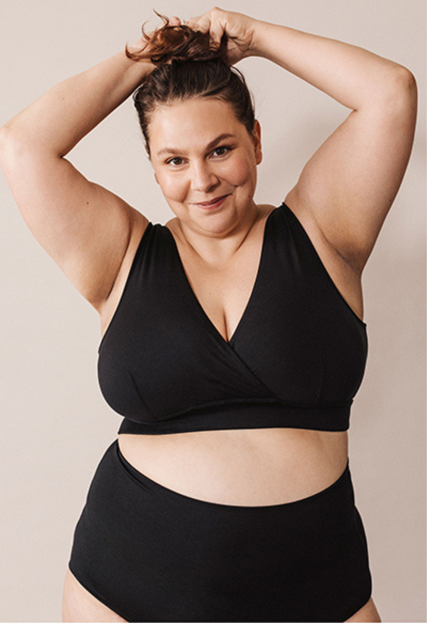 Soutien-gorge d'allaitement 34D - 48DDD-E - Noir