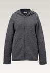 Sweat à capuche porte-bébé - gris