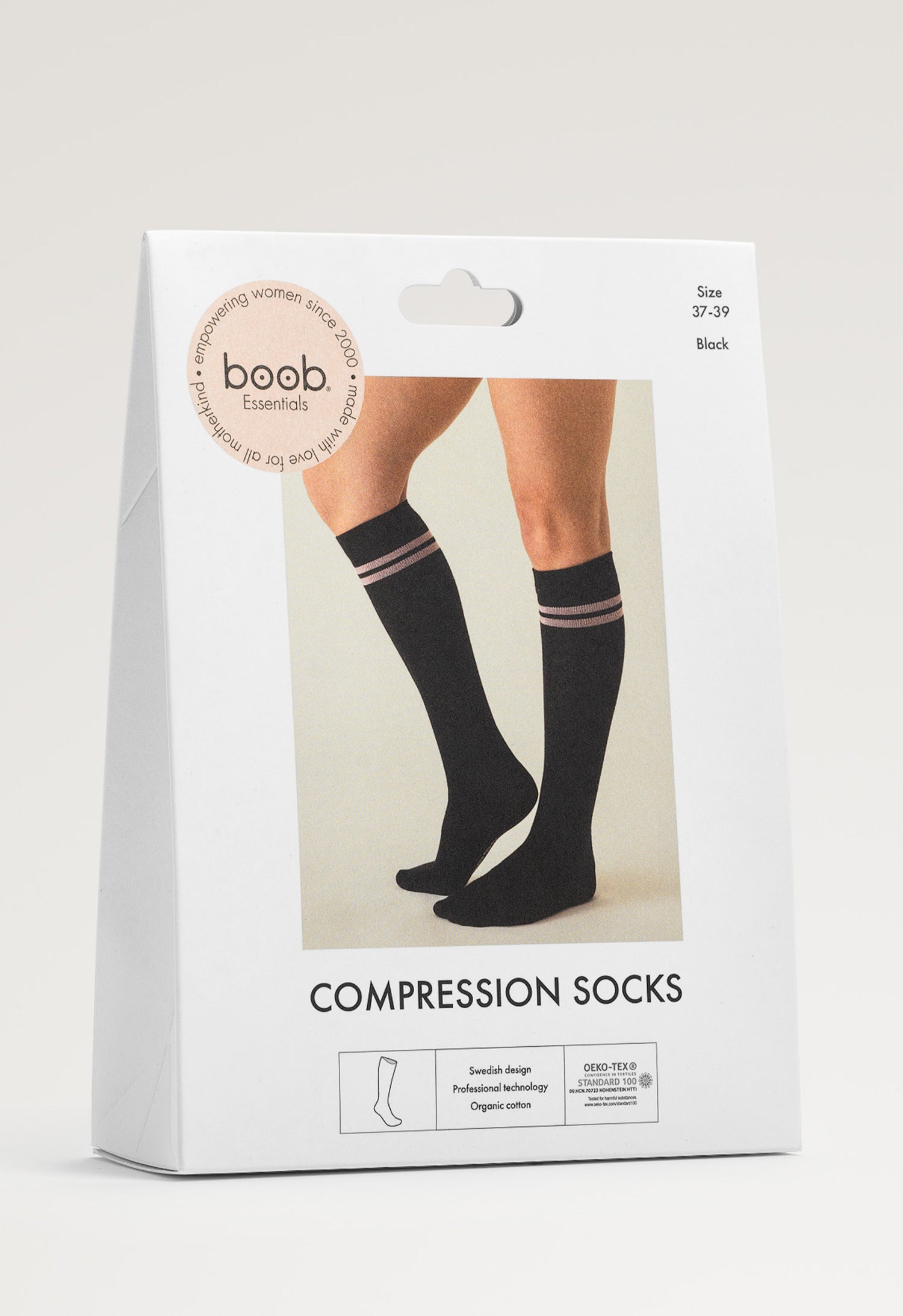 Chaussettes de compression essentielles - Noir